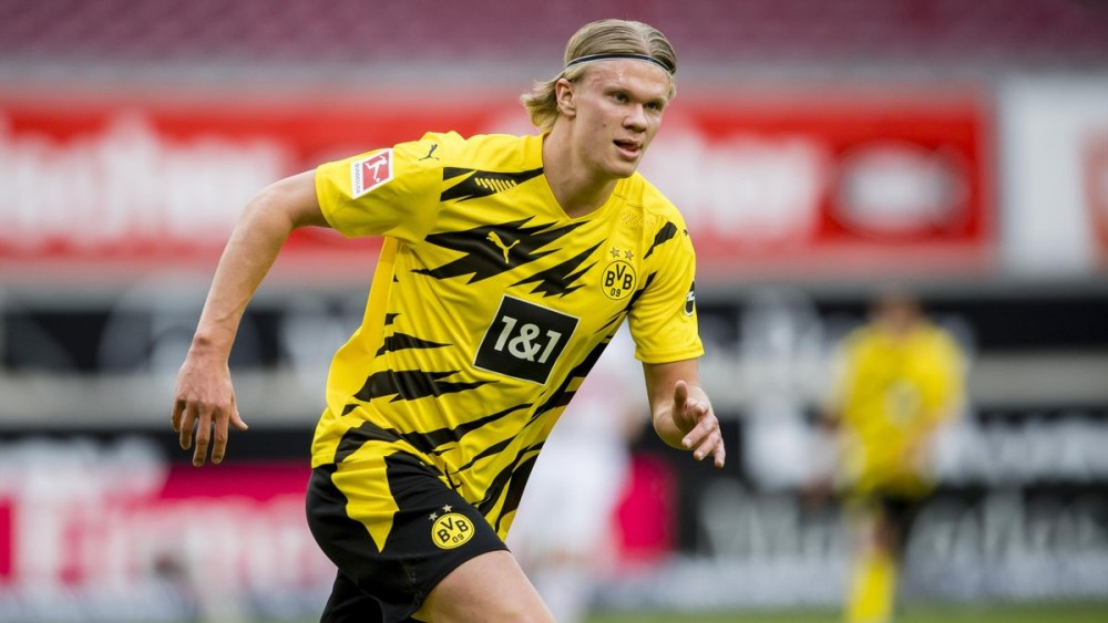 Haaland có quãng thời gian thi đấu thăng hoa ở Dortmund