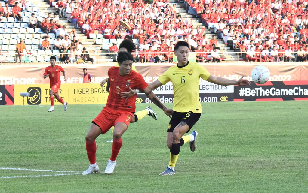 Đội tuyển Myanmar và Malaysia đã gây ra thất vọng cho người hâm mộ bóng đá